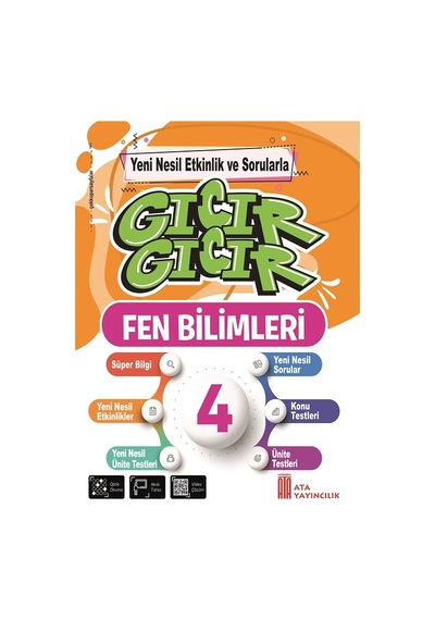 Ata Yayıncılık 4. Sınıf Gıcır Gıcır Fen Bilimleri