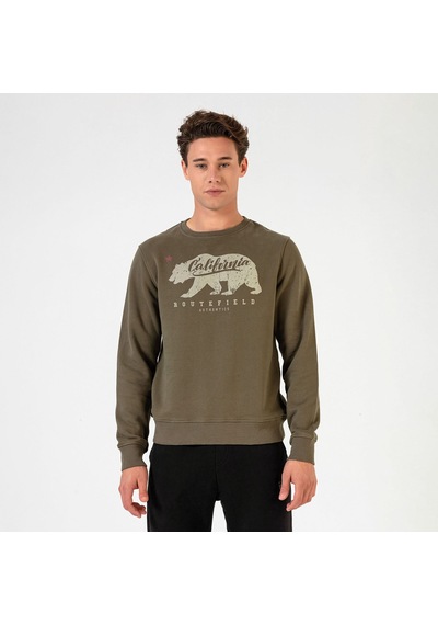 Routefield Routefıeld Home Erkek Sweatshırt Haki Haki