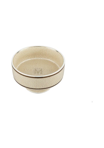 Mikasa Moor Micasa Desenli Ekru Ayaklı Kurabiyelik 13x8cm P123.813231 Krem