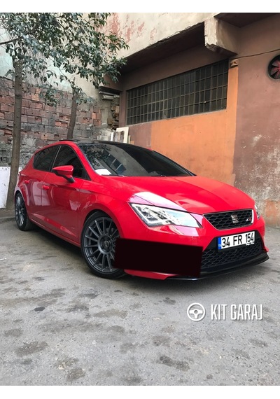 Kit Garaj Leon Mk3 Fr 2013-2016 Dinamik Ön Ek Plastik Boyasız