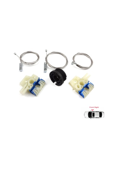 Ön Sağ Cam Kriko Seti Vw Golf 6 A6 5k1 Aj5 2008-20014 5-kapı İçin