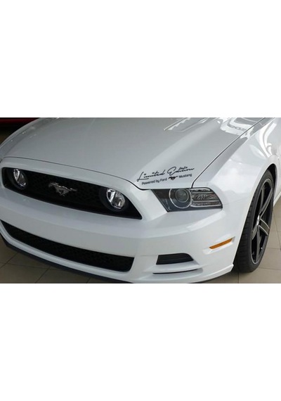 Limited Edition Modifiye Mustang Araba Sticker Yapıştırma