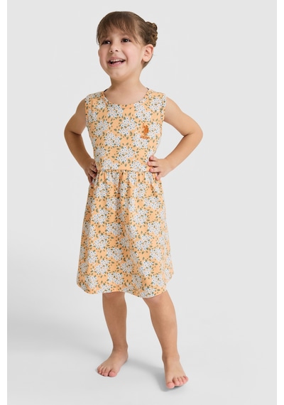 U.s. Polo Assn. Kız Çocuk Turuncu Pijama Takım 50327333-vr051