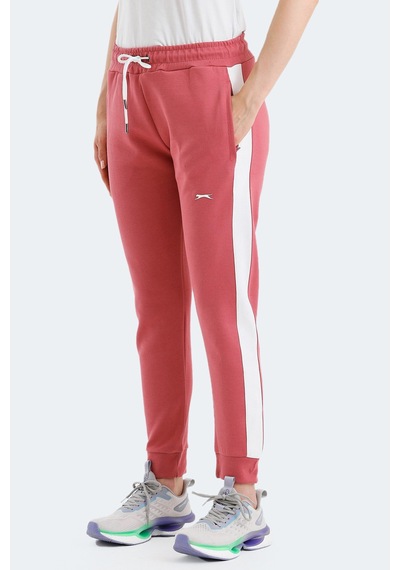Slazenger Veva 2 Li Set Kadın Eşofman Altı Siyah - Gül