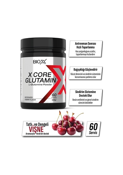 Bcaa Şeftali & Armut Mix Aroma - 400 Gr - 40 Servis + Glutamine Vişne Aromalı - 420 Gr - 60 Servis Karışık Meyve