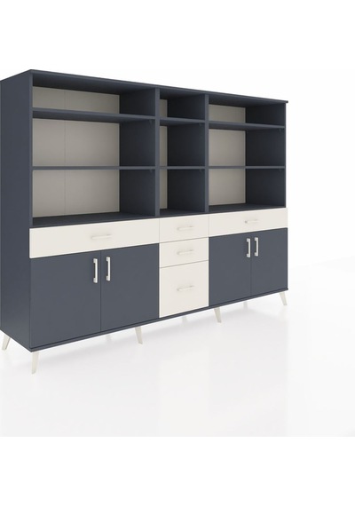 Hyperion Dolap 11 Raflı 5 Çekmeceli 4 Kapaklı 220x44x163 Antrasit Antrasit-antrasit/aytaşı Hyperion Dolap 11 Raflı 5 Çekmeceli 4 Kapaklı 220x44x163 Antrasit Antrasit-antrasit/aytaşı