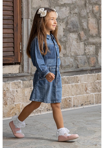 Smart Walker Mary Jane Havalı Pembe Barefoot Kız Babet Ayakkabı Pembe