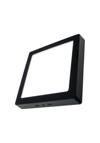 Cata Ct-5236 18w Panel Led Armatür Siyah Kare Sıva Üstü Metal Kasa Beyaz Işık 6400k Siyah