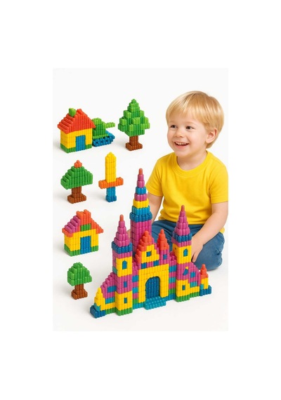 Construct Eğitici Oyuncak Yapı Oyuncağı Montessori Zeka Oyunu Stem Yapı Taşları Seti