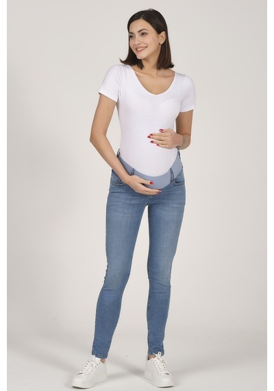 Busa Hamile Skinny Jeans Açık Mavi-açıkmavi