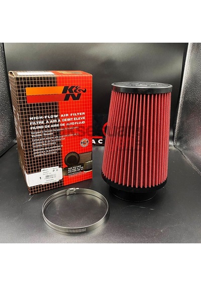 K&n Performans Artırıcı Açık Hava Filtresi 7.6cm Huni Tip Kırmızı Renk - Yüksek Performans