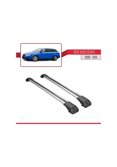 Seat Exeo 3r9 2009-2013 Arası İle Uyumlu Ace-1 Ara Atkı Tavan Barı Gri