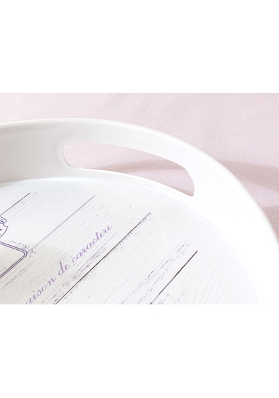 Madame Coco Lavander Oval Tepsi 1kteps179143x30cm-beyaz