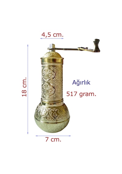 Binbir Trend Osmanlı Kahve Değirmeni ve Baharat Değirmeni Btb-...