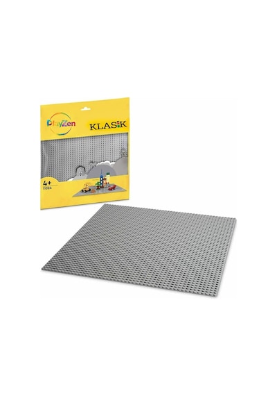 Classic Gri Zemin Plakası 25 25 Cm Sert Taban  İle Uyumlu Yapı Blok Platformu