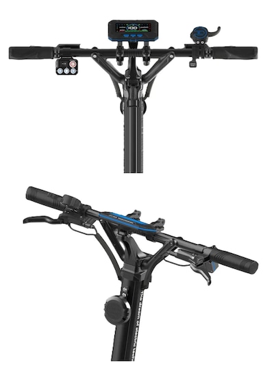 Dualtron Victor Limited Elektrikli Scooter 80 Km/sa 80-100 Km Menzil 1300w Çift Motor Siyah