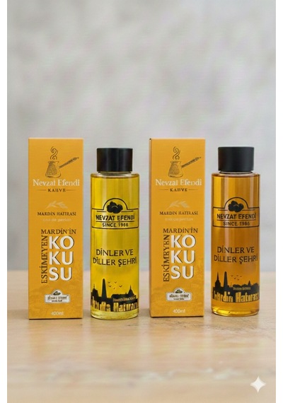 Nevzat Efendi Sarı Kolonya + Tütün Kolonyası Mardin Hatırası Özel Set 2 x 400 ML