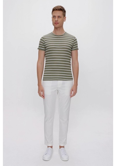 Efor P 1122 Slim Fit Ekru Spor Pantolon Ekru