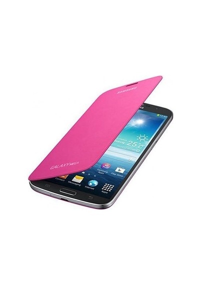 Galaxy Mega İ9200 İle Uyumlu Flip Cover Kılıf Pembe Ef-fı920bpegww