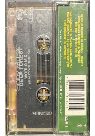 Plak Değildir Kaset Tir Kaset Deep Forrest World Mix Kaset