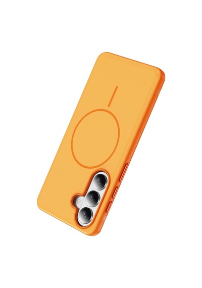 Vendas Galaxy S26 Uyumlu Joko Neksa M-safe Kapak + Bilvis Cam Ekran Koruyucu Turuncu