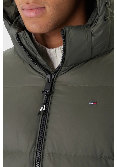 Tommy Jeans Erkek Mont Dm0dm19786 Mrh Koyu Yeşil Koyu Yeşil