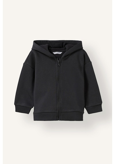 Defacto Kapüşonlu Fermuarlı Kalın Sweatshirt Kumaşı Basic Sweatshirt Hırka Erkek Bebek I4196a526wnar221 Antrasit-ar221