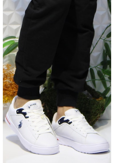 U.s. Polo Assn. Mango Beyaz Rahat Ürün Hafif Sneaker Erkek Ayakkabı 001