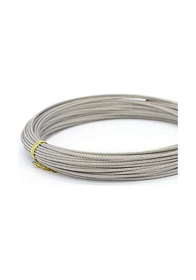 Krom Çelik Halat 7X19 3 Mm 100 Metre
