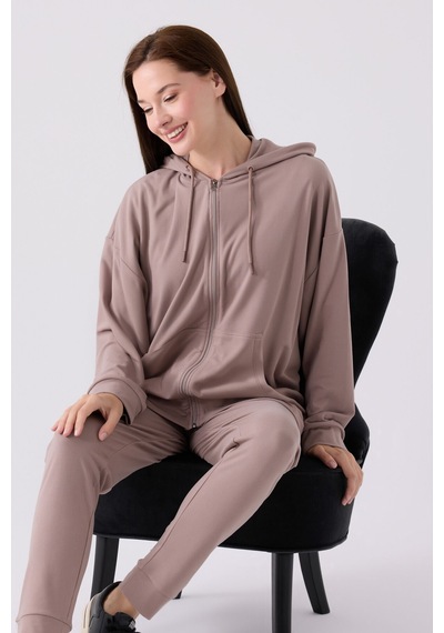 Arnetta Kadın Kahverengi Pijama Takımı Ar3111-s-v2 Kahverengi