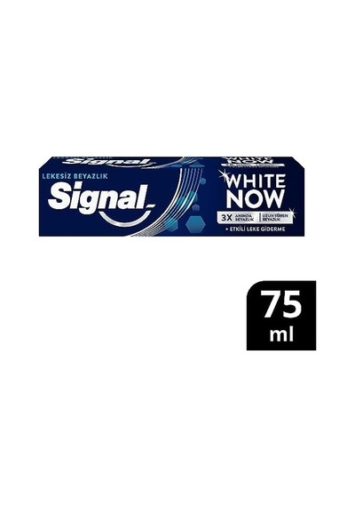 White Now Diş Macunu Lekesiz Beyazlık Etkili Leke Giderme 75 Ml