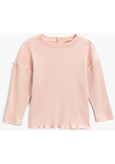 Koton Basic Uzun Kollu Tişört Pamuklu Ribanalı Pembe 3wmg10097ak 3WMG10097AK274 Pembe Koton Basic Uzun Kollu Tişört Pamuklu Ribanalı Pembe 3wmg10097ak 3WMG10097AK274 Pembe