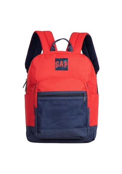 Kırmızı - Lacivert Unisex Çocuk Gap Çift Bölmeli Sırt Çantası 03398