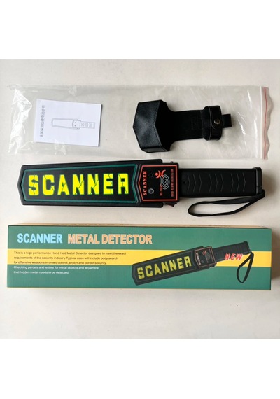 Süper Scanner Metal Dedektör Kolay Kullanım Işıklı Sesli Titreşim