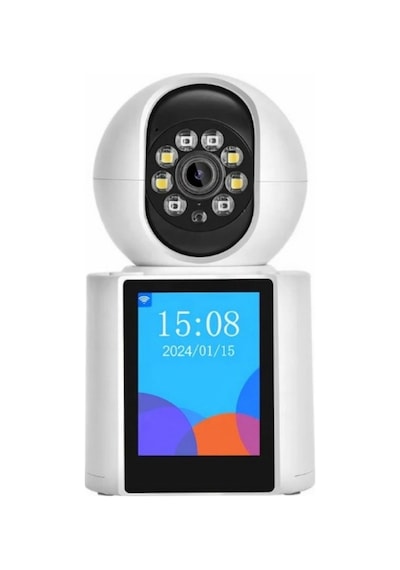 Apricot Ekranlı Akıllı Bebek Kamerası Görüntülü ve Sesli Görüşme Yapan Wi-fi Ip Güvenlik Kamerası
