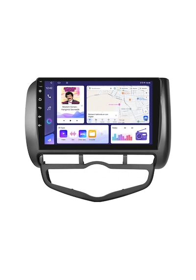 Honda Jazz Android Multimedya 2002-2008 Dijital Carplay Android Auto Navigasyon 8gb Ram 128gb 9"