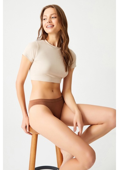 Los Ojos Kahverengi Seamless Klasik Külot Classic Kahverengi