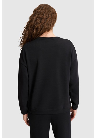 U.S. Polo Assn. Kadın Siyah Sweatshirt 50328959-vr046
