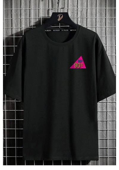 Noıssey Chulchan Shop Beyaz Oversize Unisex 80's 90's Baskılı % 100 Pamuk T-shirt Siyah