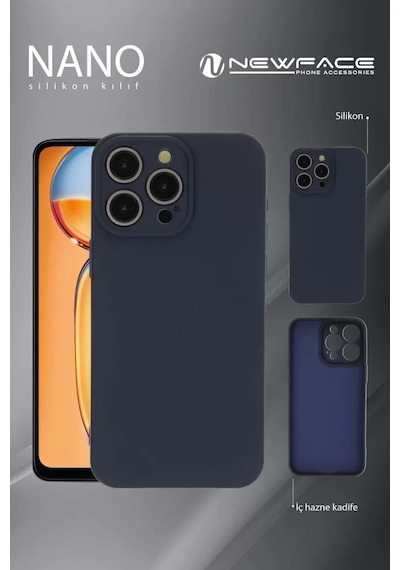 Newface Xiaomi Redmi Note 13 Pro 4g Kılıf Nano İçi Kadife Silikon - Kırmızı Resimdeki