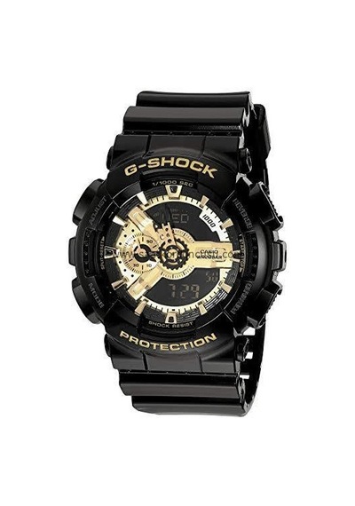 Casio Ga110gb 1a Siyah Parlak Silikon Saat Kordonu