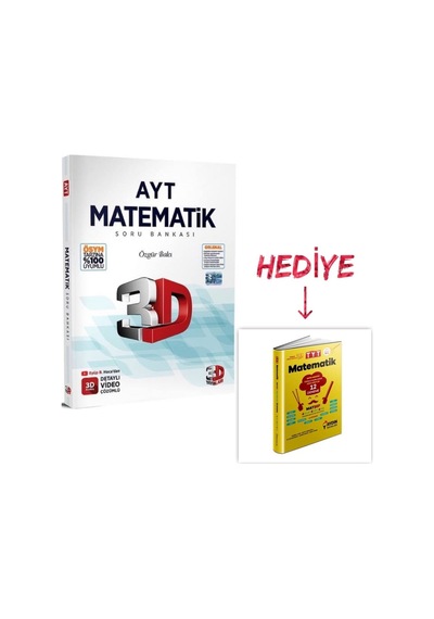 2024 Ayt 3d Matematik Soru Bankası Hediyeli
