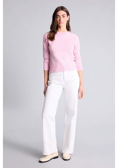 Defacto Regular Fit Bisiklet Yaka Basic Düz Soft Touch Yumuşak Triko Kazak D8678ax26sppn354 Pembe-pn354