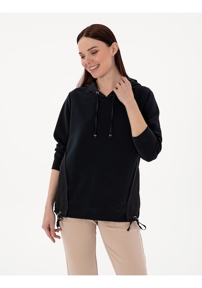 Pierre Cardin Kadın Siyah Sweatshirt 50306841-vr046 Siyah