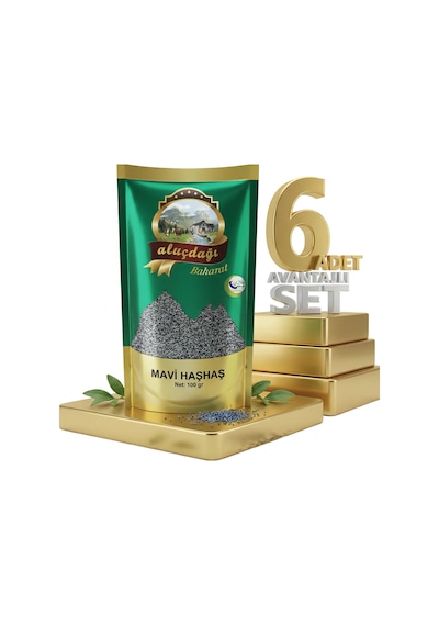 Aluçdağı Mavi Haşhaş 6x100 Gr