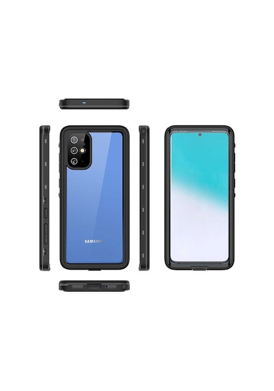 Galaxy S20 Plus Kılıf 1-1 Su Geçirmez Kılıf Siyah