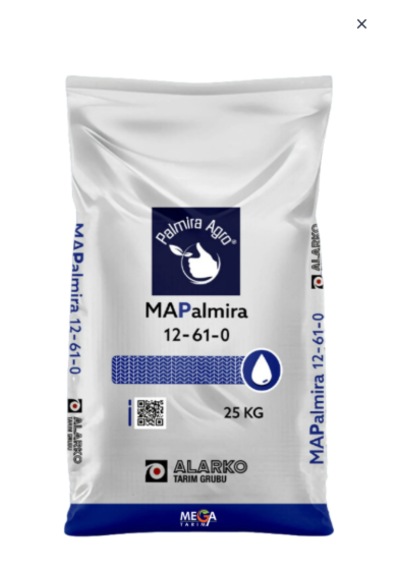 Alarko Map 12-61-0 Taban Gübresi Rus Malı Akıllı Gübre 25 Kg 25 KG
