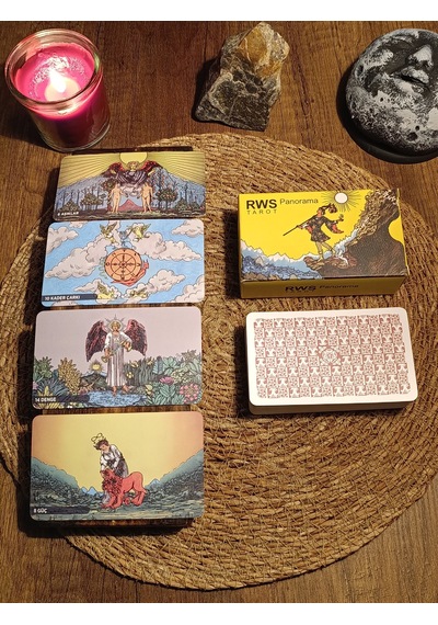 Panorama Yatay Tarot Destesi 78 Kart - Arındırma Kesesi