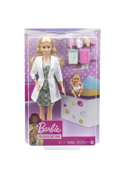 Mattel Barbie Bebek Doktoru Seti GVK03