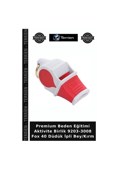 Premium Beden Eğitimi Aktivite Birlik 9203-3008 Fox 40 Düdük İpli Bey/kırm